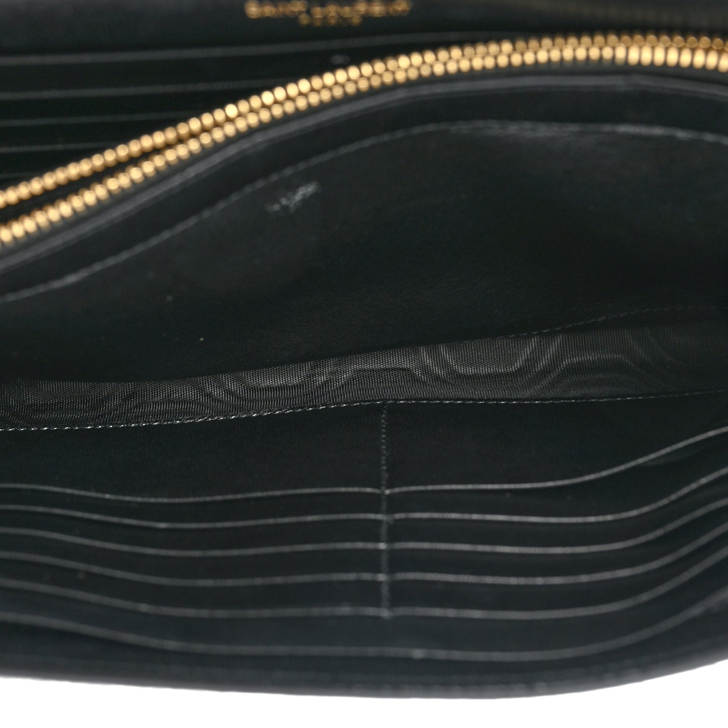 Calf Hair Monogram Chain Wallet Leopard