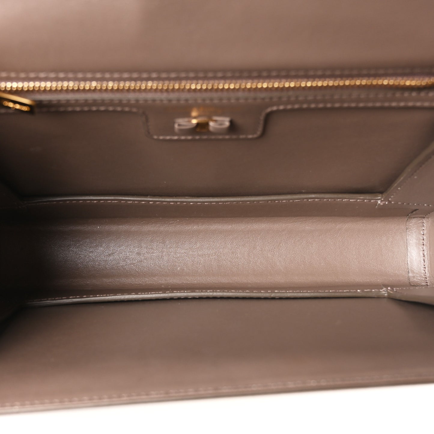 Pebbled Calfskin Ginny Shoulder Bag Caraway Seed