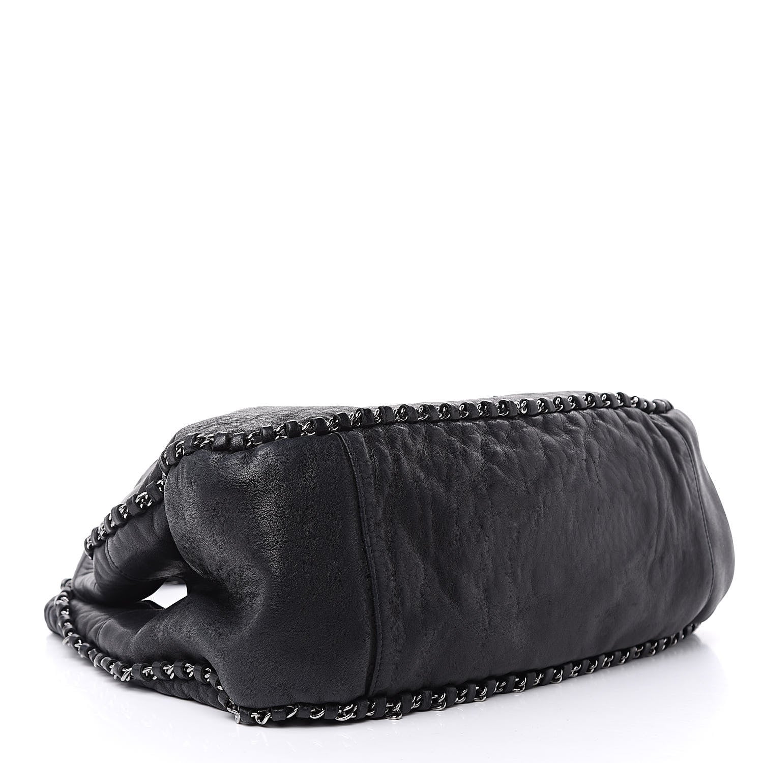 Chanel Lambskin Chain Hobo Black 4 of 15