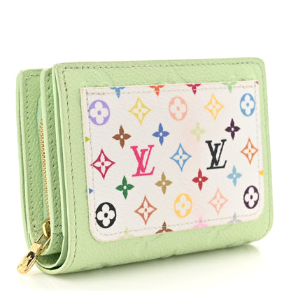 Louis Vuitton LV x TM Empreinte Monogram Multicolor Clea Wallet Green Tea 3 of 11