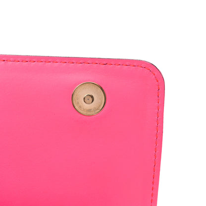 Valentino Garavani Calfskin Va Va Voom Shoulder Bag Pop Fuxia 12 of 14
