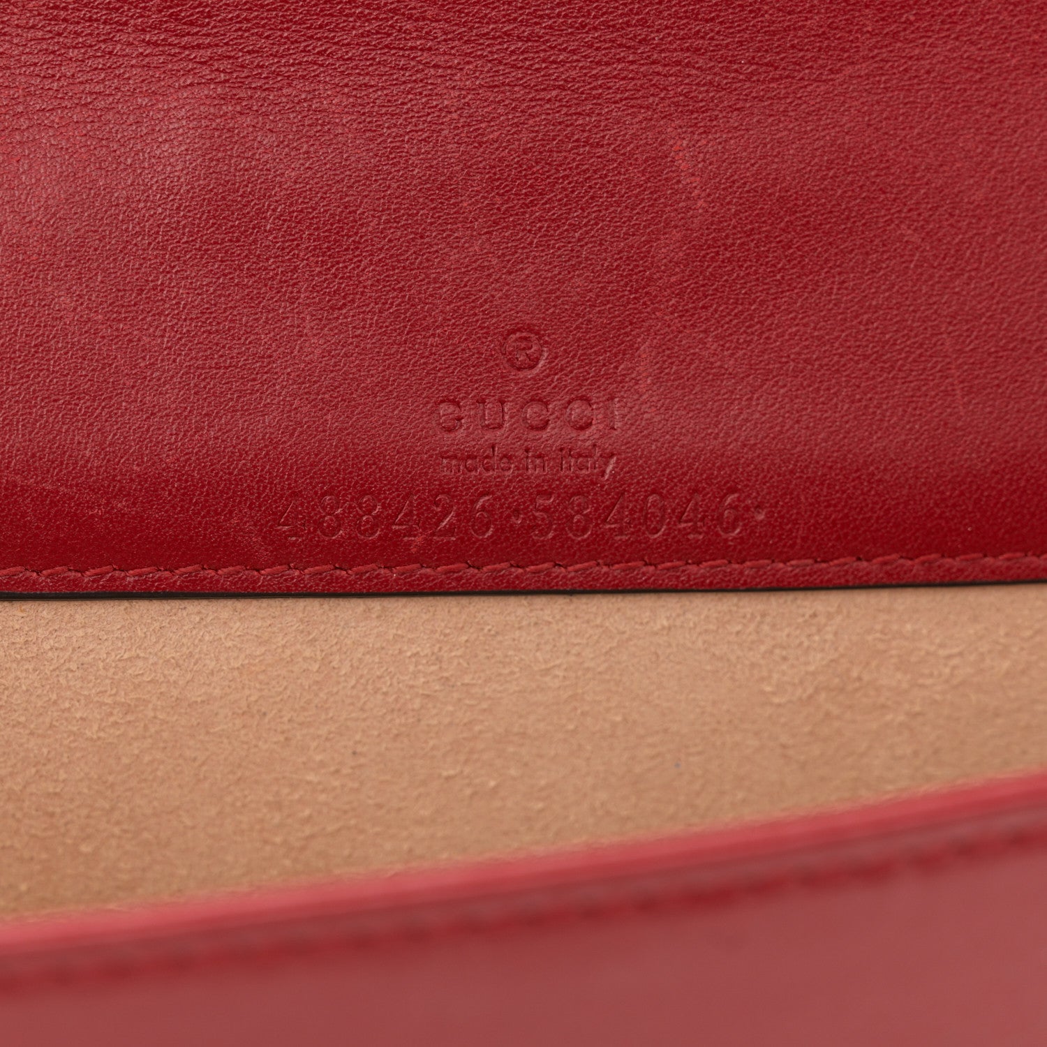 Gucci Calfskin Matelasse GG Marmont Mini Bag Hibiscus Red 6 of 10