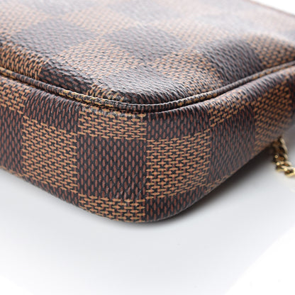 Louis Vuitton Damier Ebene Mini Pochette Accessories 9 of 9