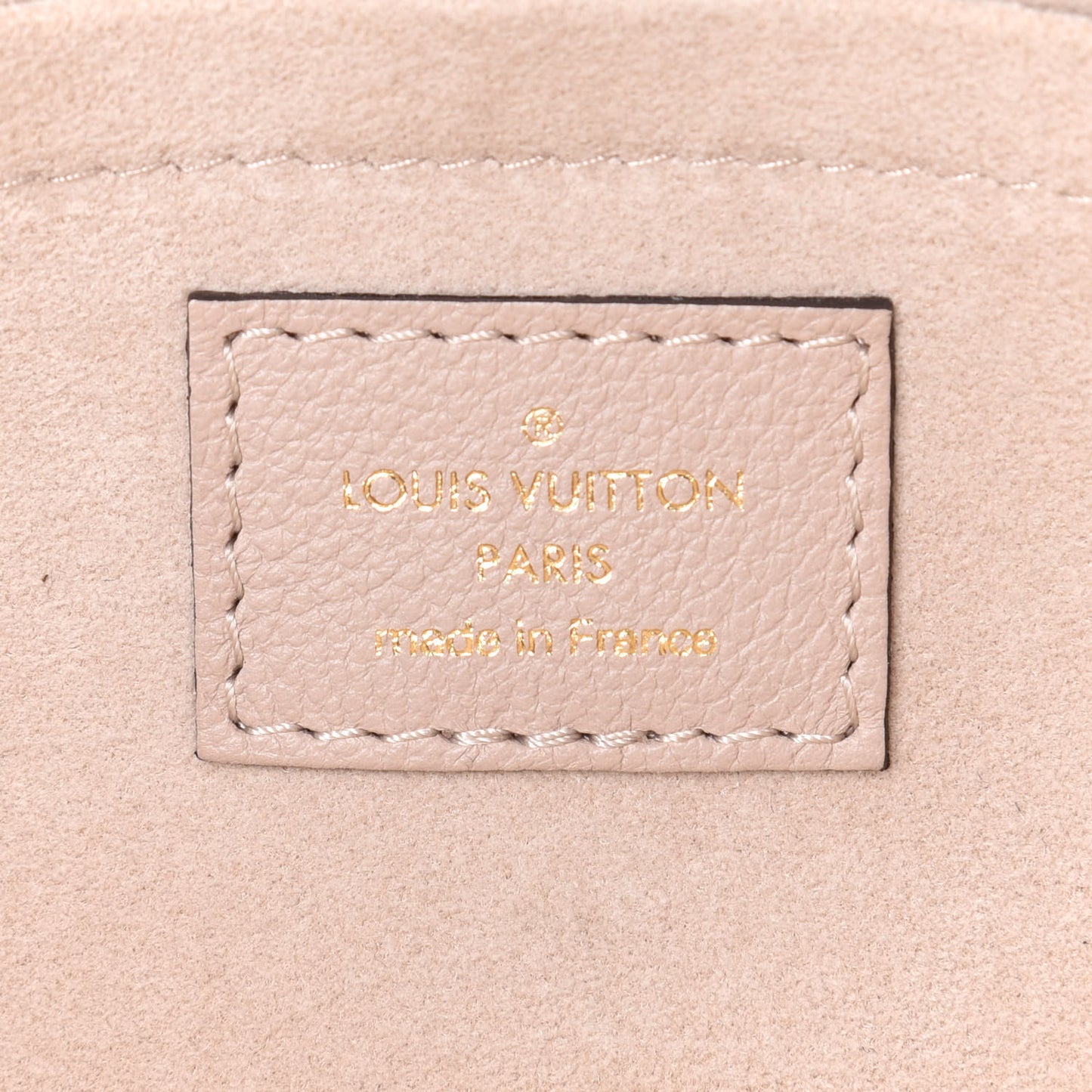 Grained Calfskin Lockme Tender Greige