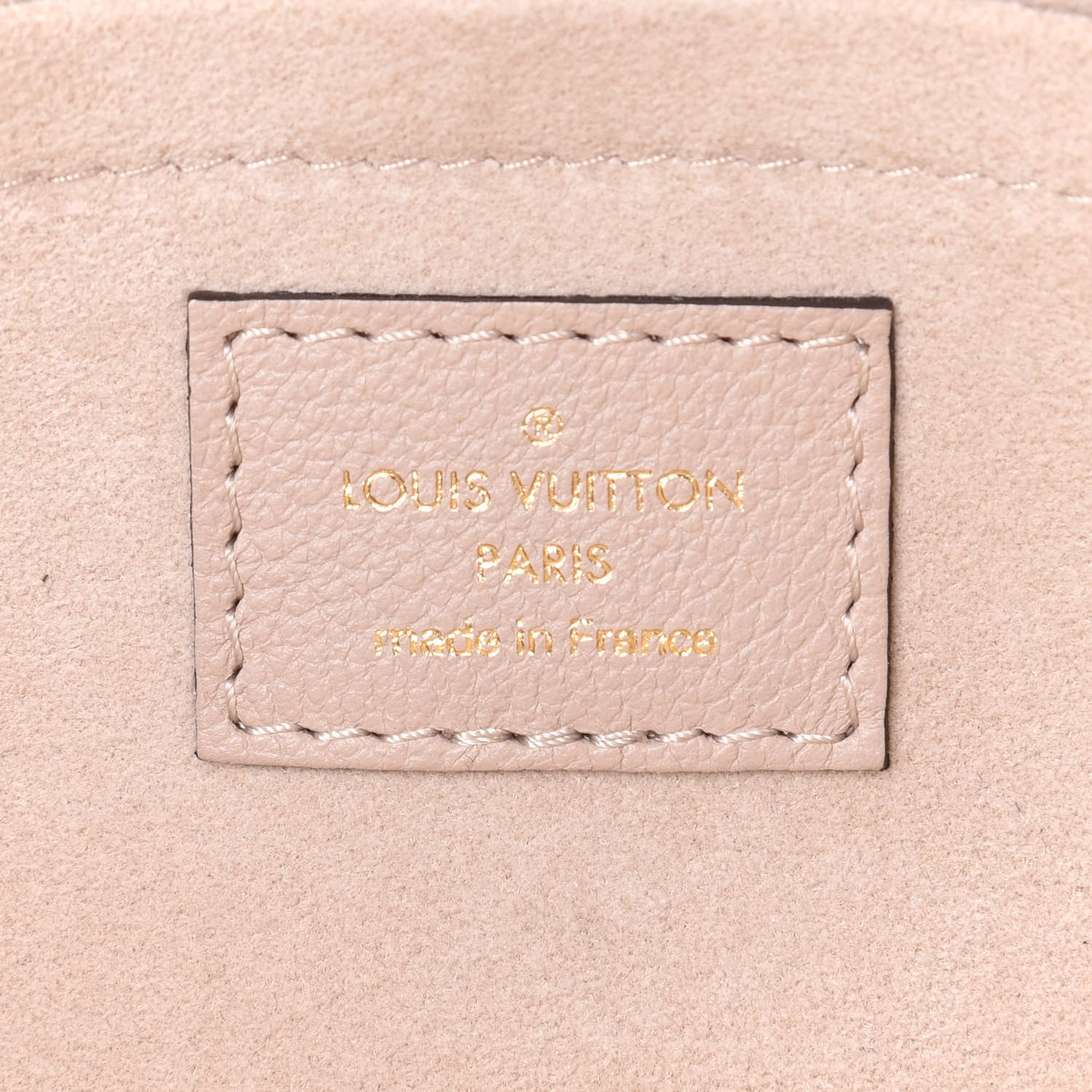 Louis Vuitton Grained Calfskin Lockme Tender Greige 7 of 10