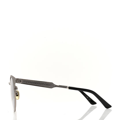 Gucci Round Metal GG0075SK Sunglasses Silver 3 of 6