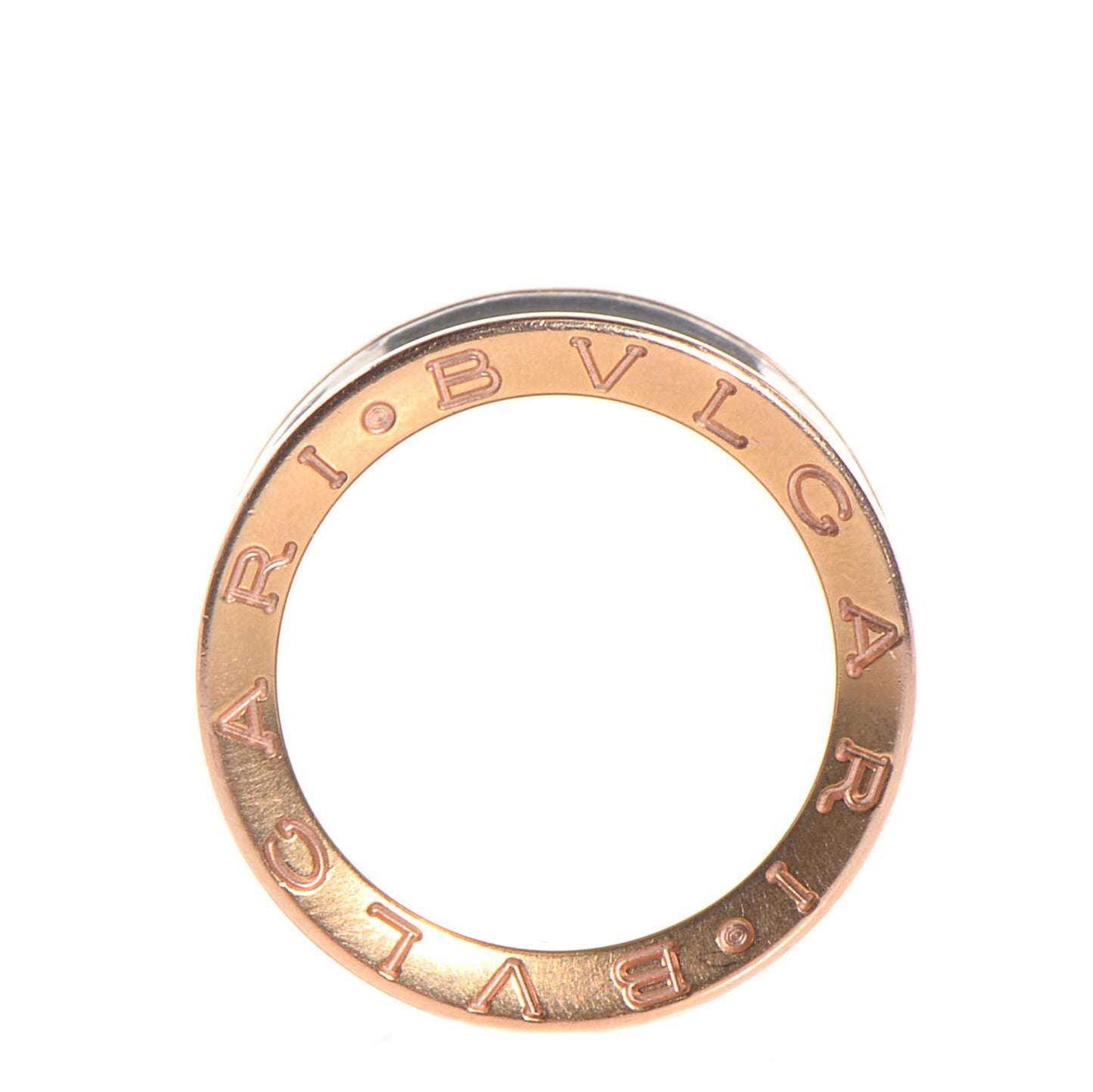 18K Rose Gold Steel Anish Kapoor B.Zero1 Ring 51 US 5.75