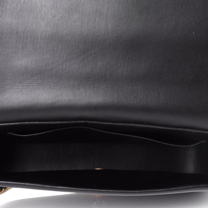 Chanel Calfskin Quilted Nailed CC Flap Bag Black 5 of 9