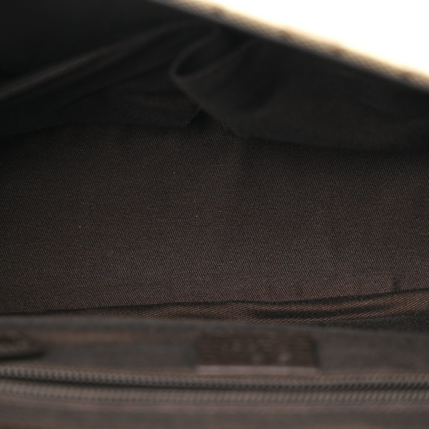 Gucci Monogram Flap Messenger Bag Beige Dark Brown 5 of 11