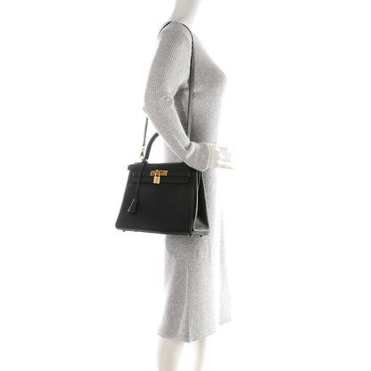 Hermes Togo Kelly Retourne 28 Black 2 of 23