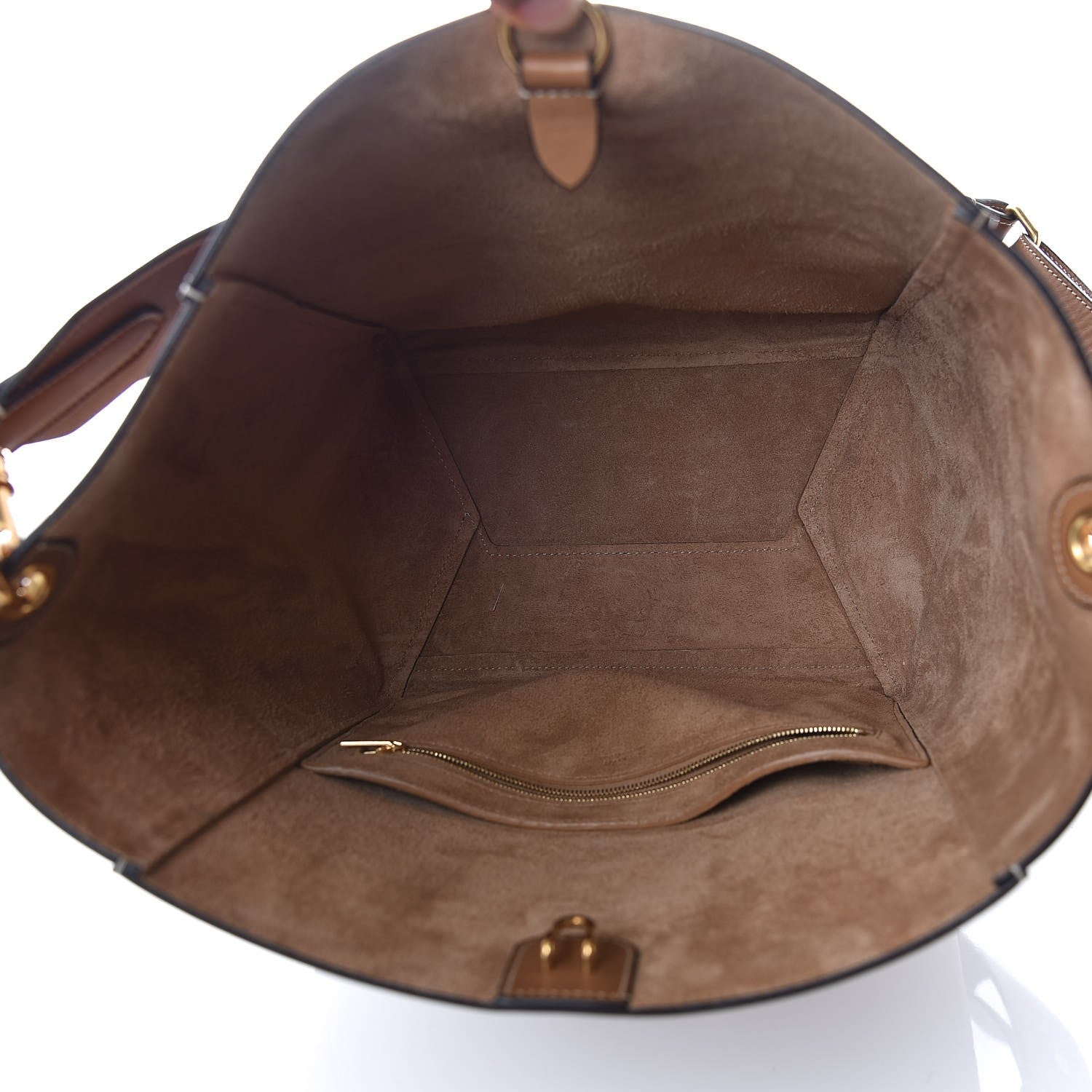 Celine Natural Calfskin Sangle Bucket Bag Light Camel 5 of 9