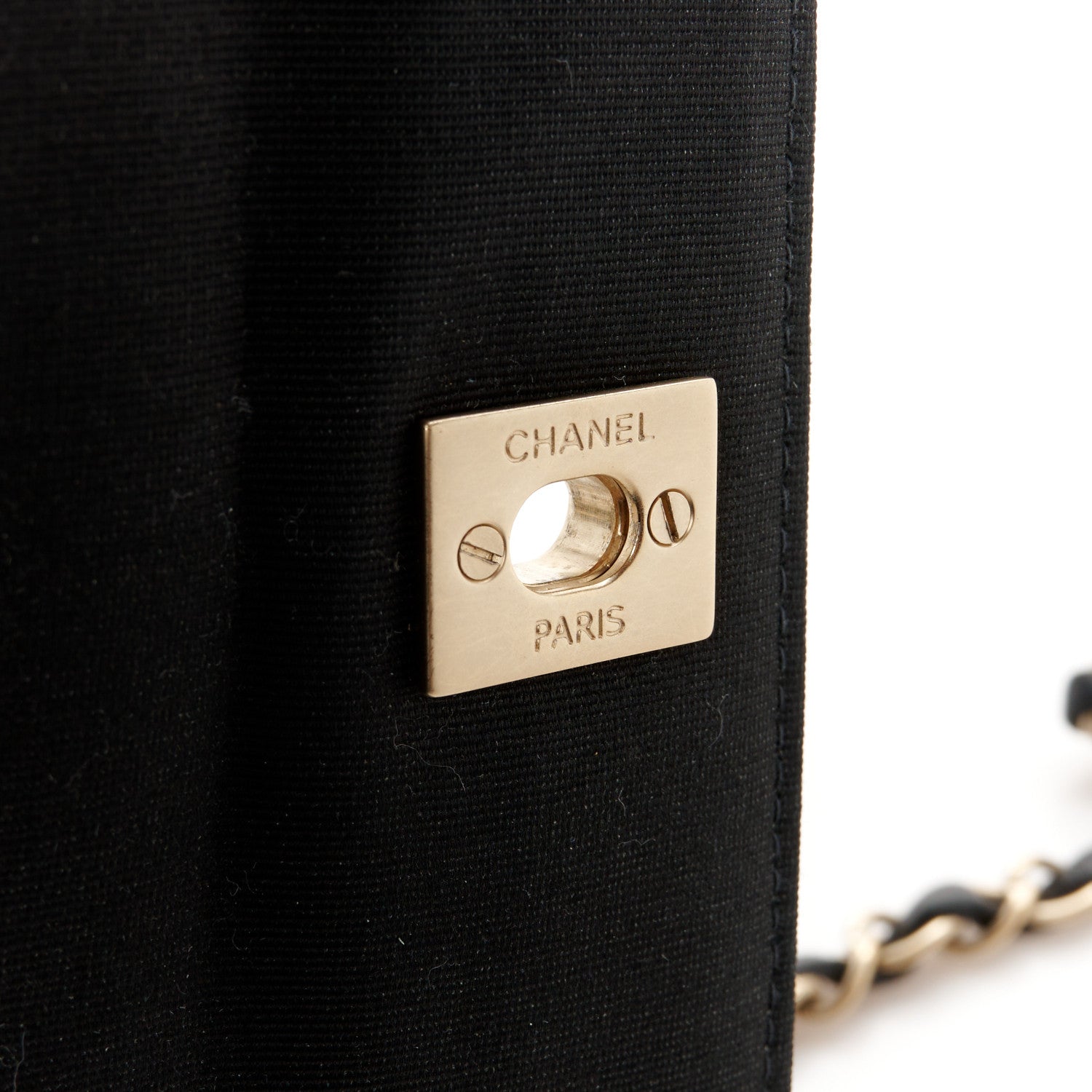 Chanel Lambskin Quilted Single Flap Bag Black Beige 7 of 11