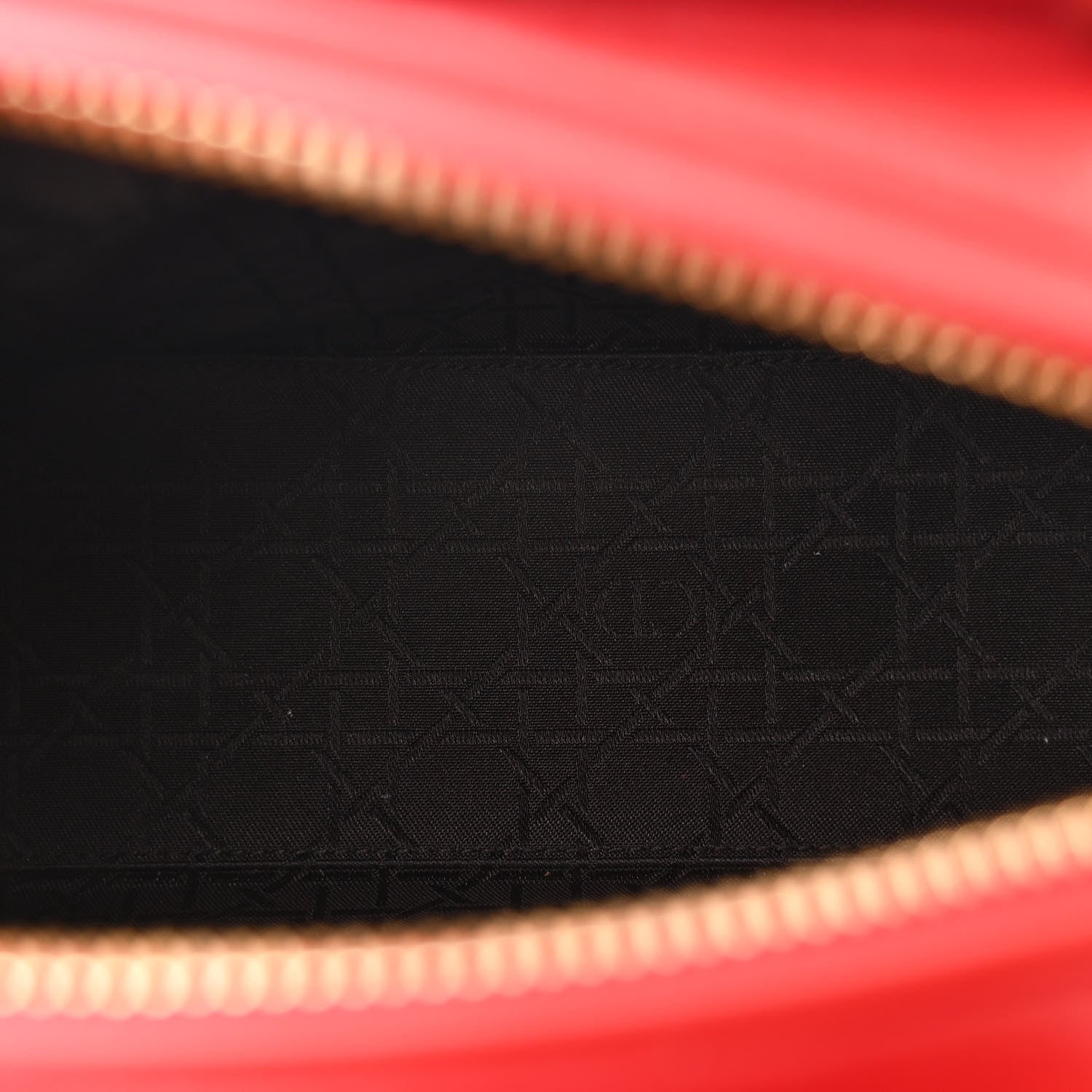 Christian Dior Lambskin Cannage Medium Lady Dior Red 5 of 11