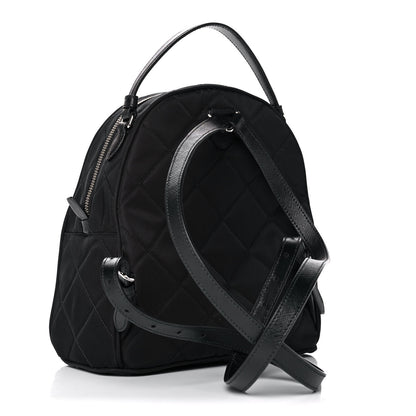 Prada Nylon Tessuto Impuntu Quilted Backpack Black 3 of 11