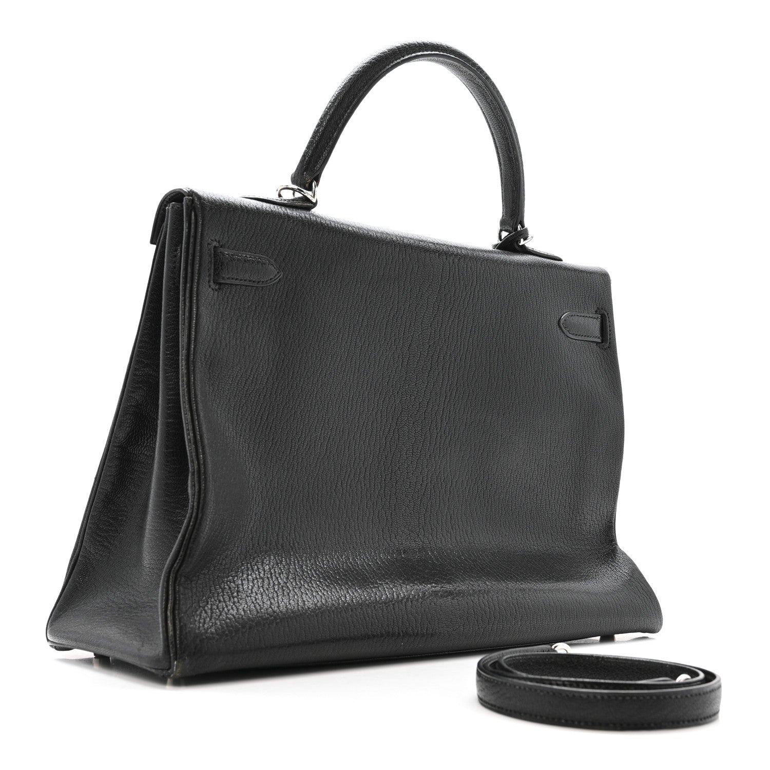 Hermes Chevre De Coromandel Kelly Retourne 35 Black 3 of 19