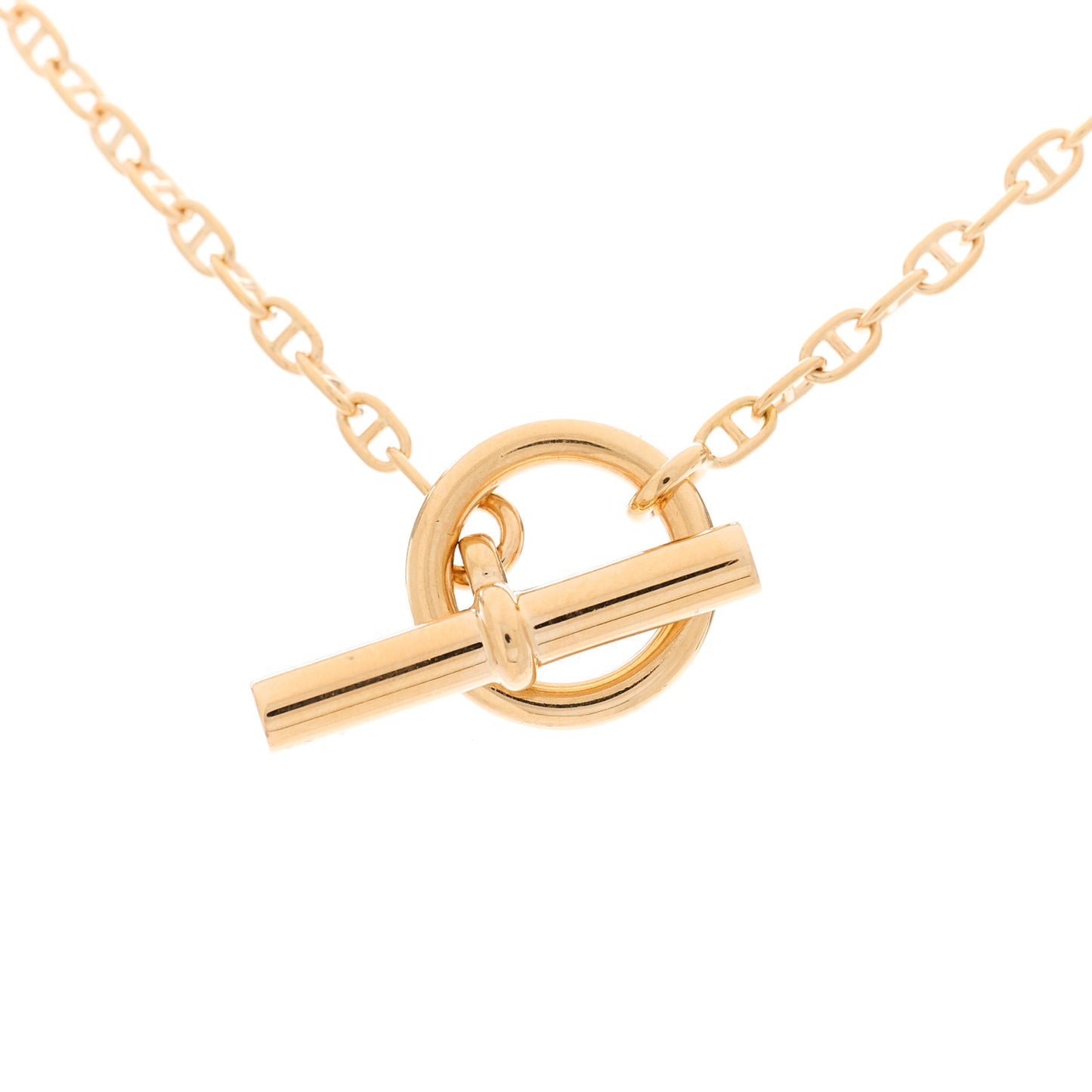 18K Rose Gold Diamond PM New Farandole Pendant Necklace LG
