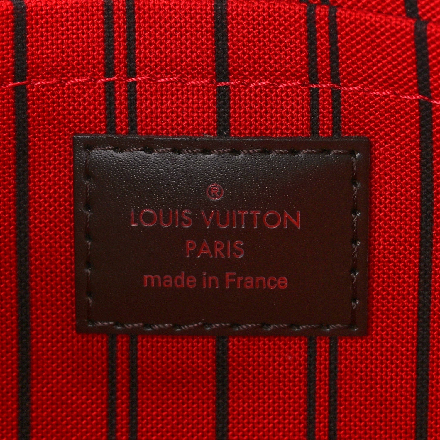 Louis Vuitton Damier Ebene Neverfull MM GM Pochette 6 of 10