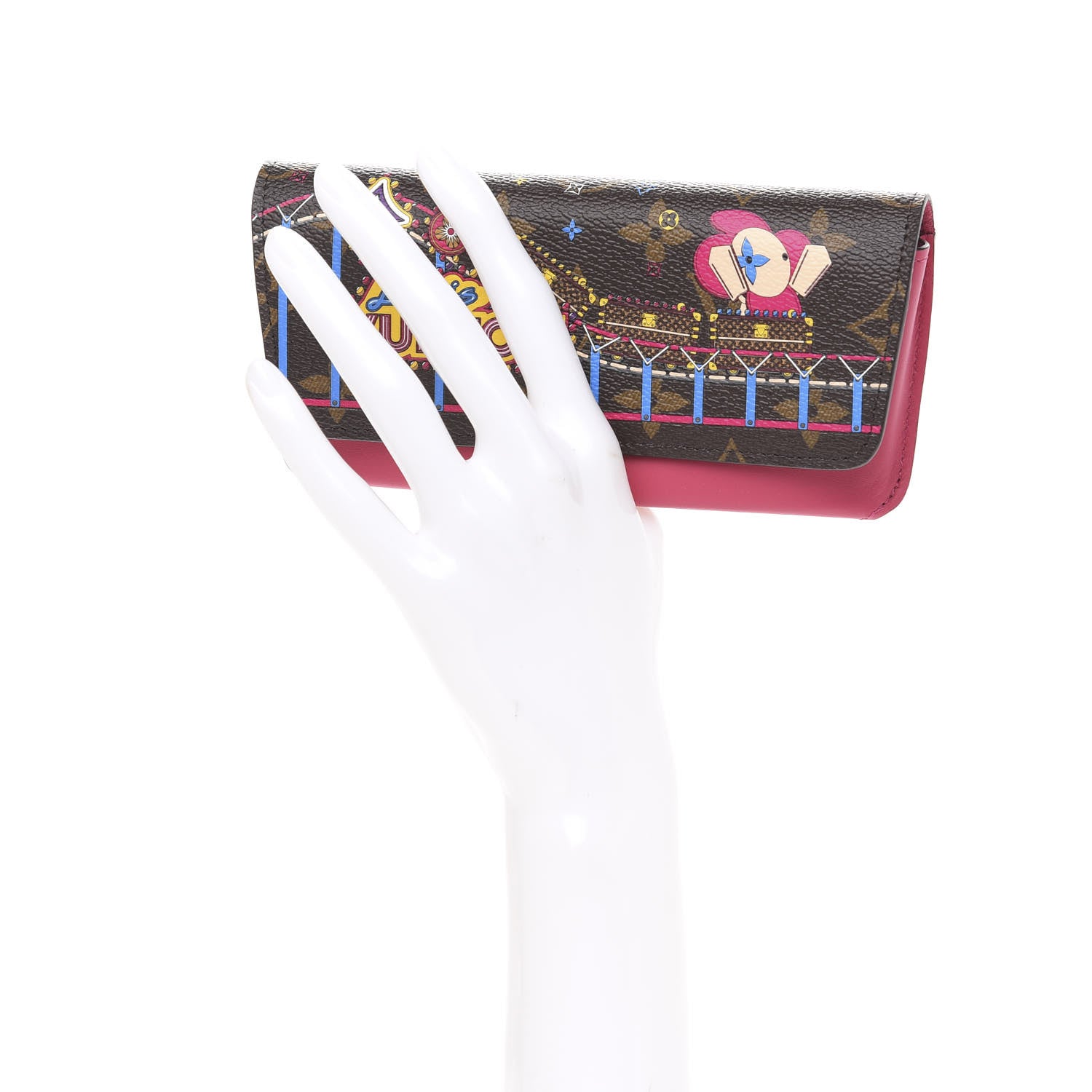 Louis Vuitton Monogram 2020 Christmas Animation Roller Coaster Woody Glasses Case Pivoine 2 of 9