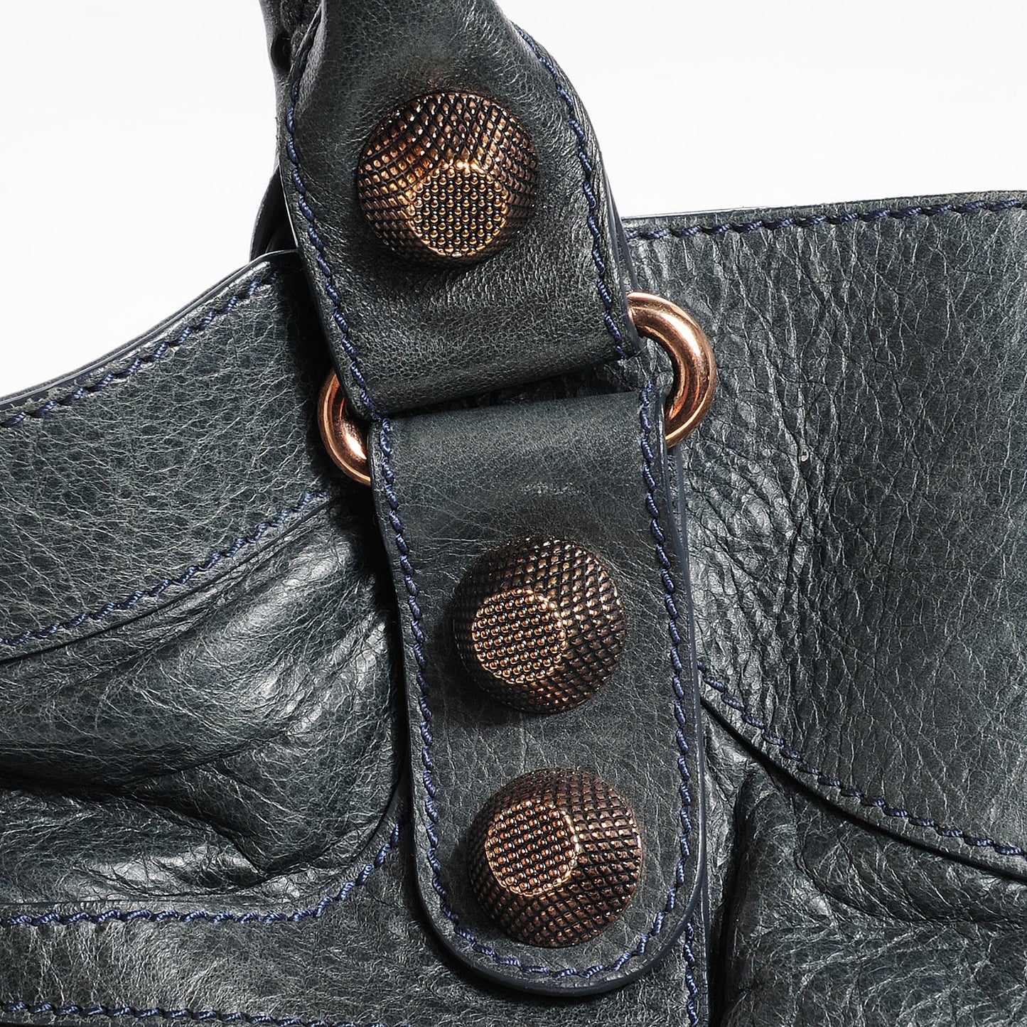 Agneau Giant 21 Rose Gold Hardware City Anthracite