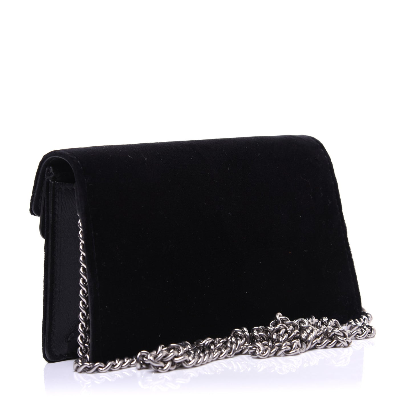 Velvet Super Mini Dionysus Shoulder Bag Black