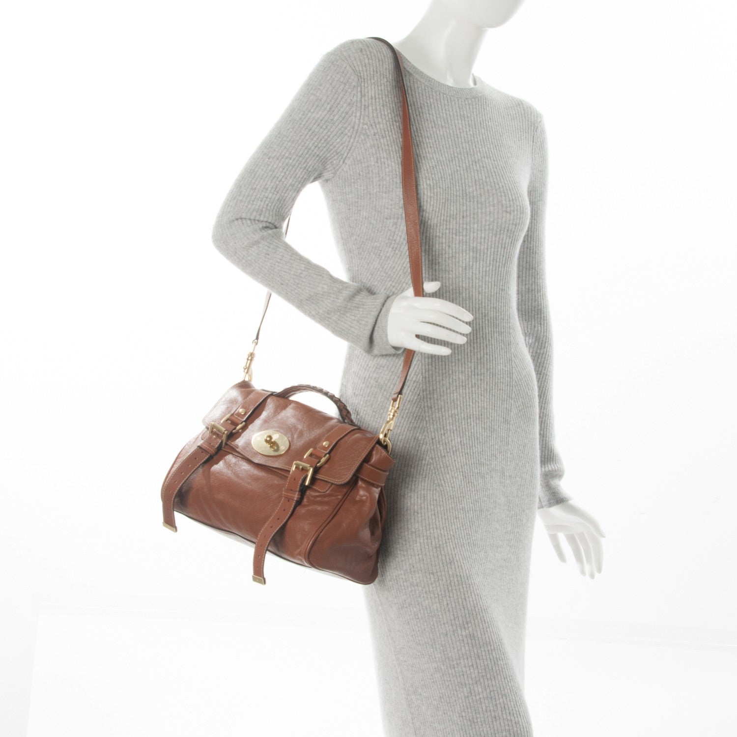 Mulberry Soft Buffalo Medium Alexa Oak 2 of 7