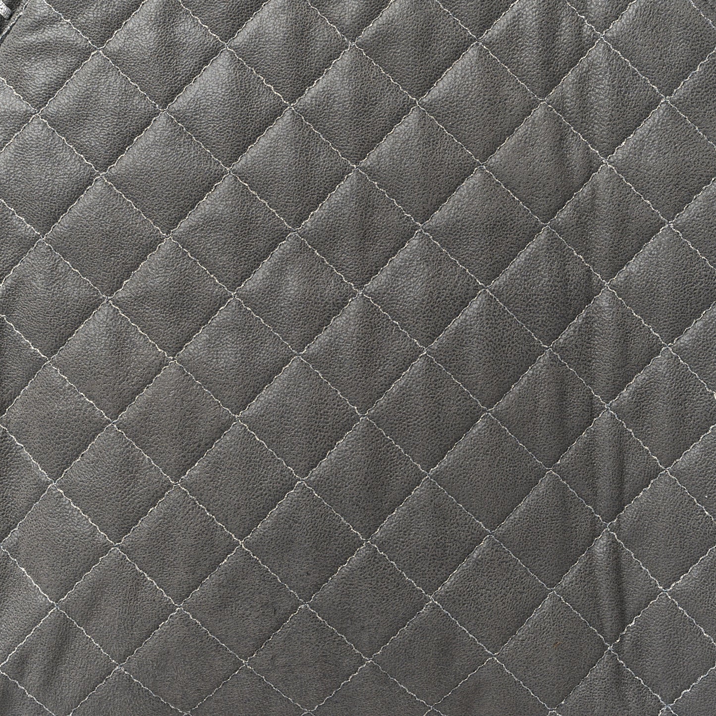 Shaggy Deer Quilted Small Falabella Tote Grey