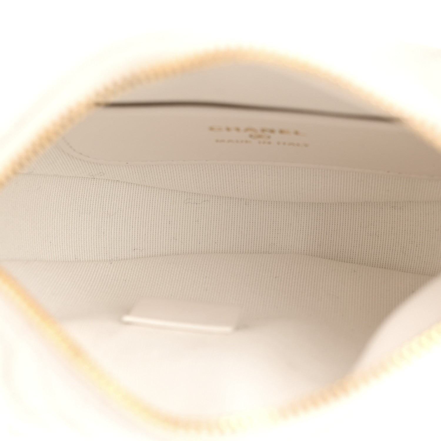 Chanel Caviar Quilted Polly Pocket Pouch Hobo White 5 of 11