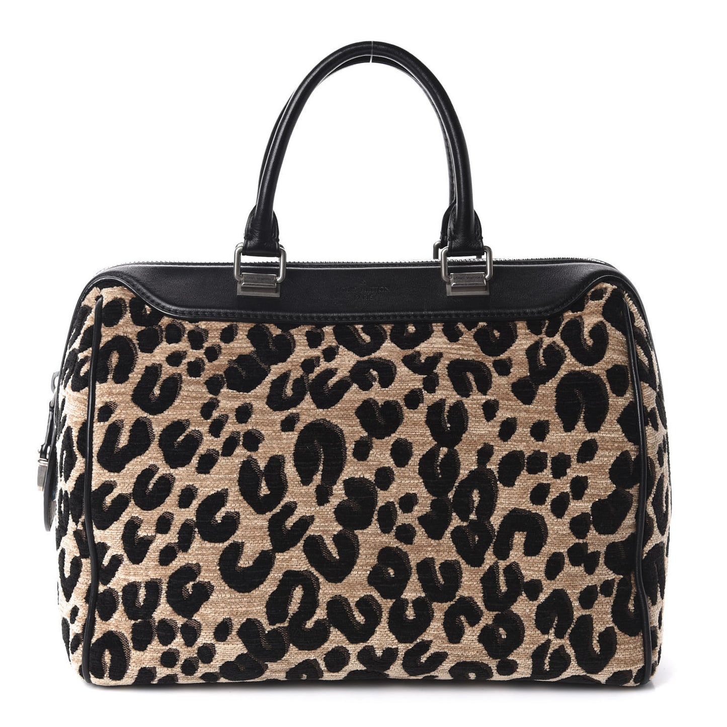Jacquard Velvet Leopard Print Stephen Sprouse Speedy