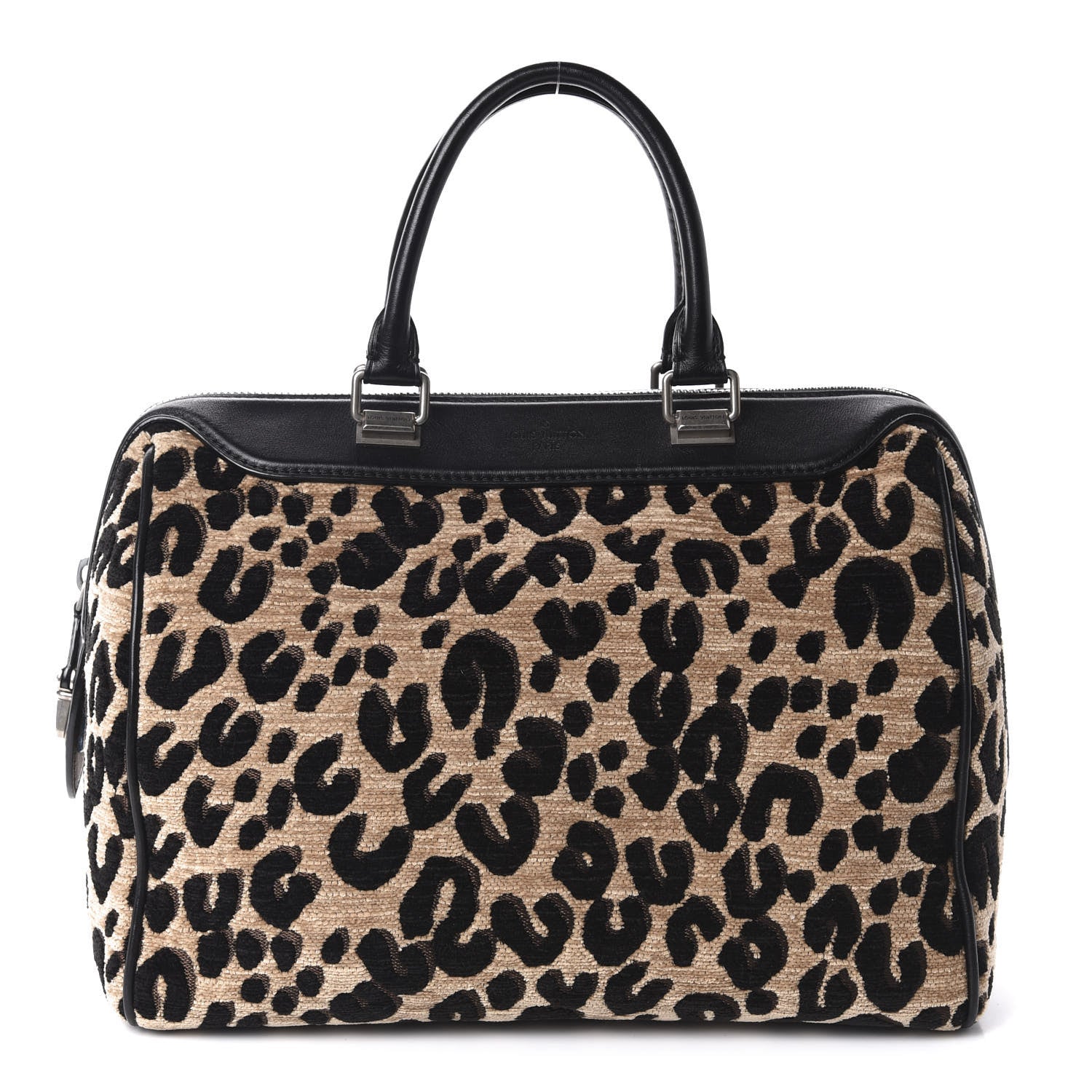 Louis Vuitton Jacquard Velvet Leopard Print Stephen Sprouse Speedy 1 of 10