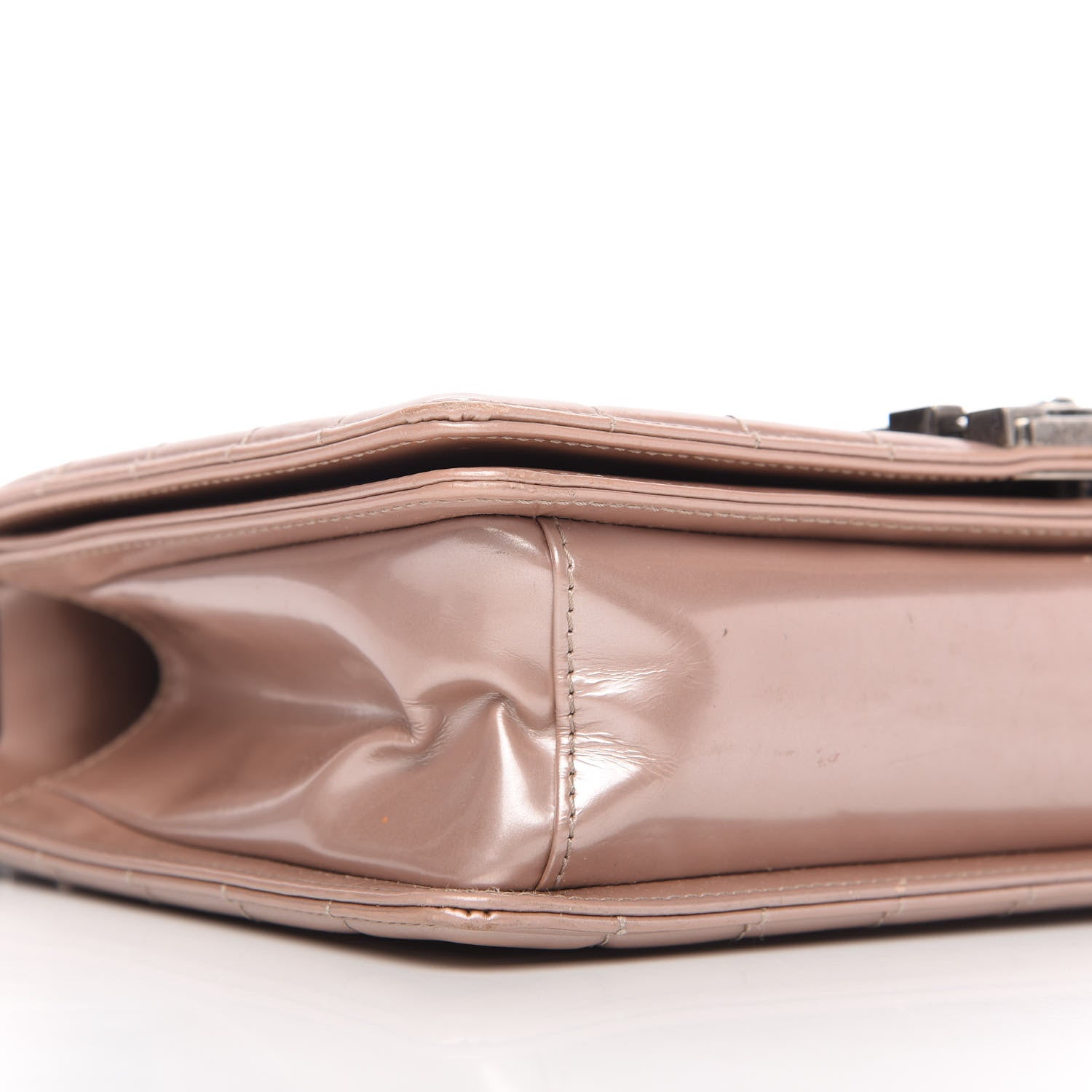 Chanel Iridescent Glazed Calfskin Medium Boy Flap Light Pink 6 of 13
