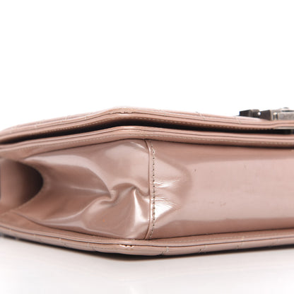 Chanel Iridescent Glazed Calfskin Medium Boy Flap Light Pink 6 of 13