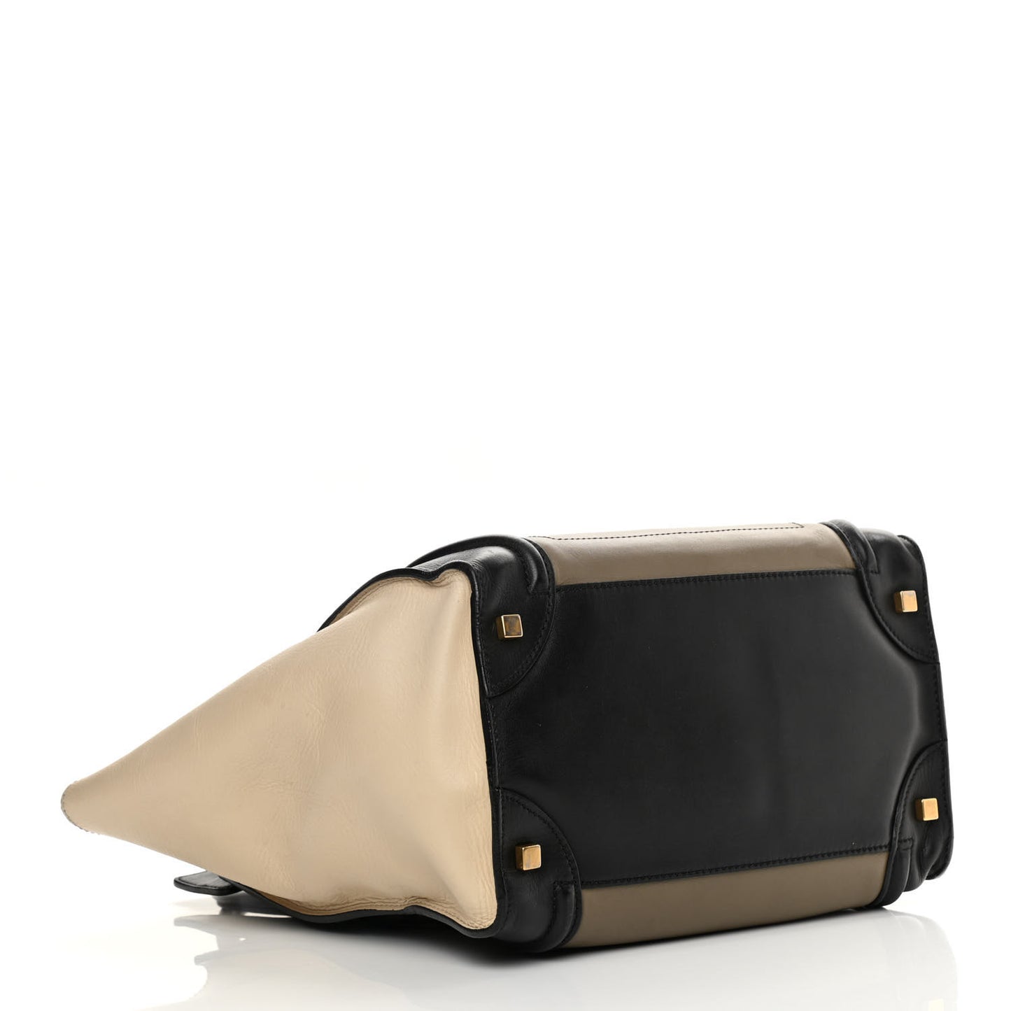 Smooth Calfskin Mini Tri-Color Luggage Grey