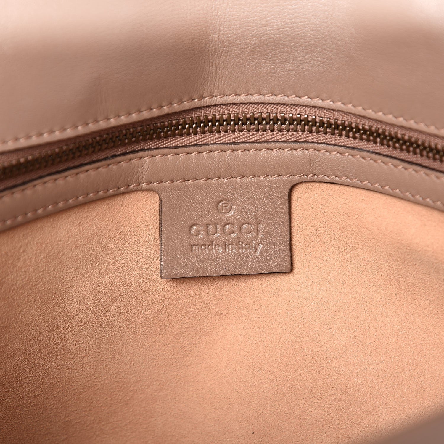 Gucci Calfskin Matelasse Medium GG Marmont Shoulder Bag Porcelain Rose 5 of 12