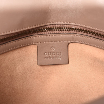 Gucci Calfskin Matelasse Medium GG Marmont Shoulder Bag Porcelain Rose 5 of 12