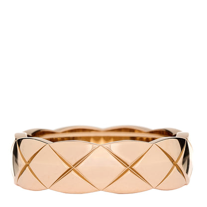 Chanel 18K Beige Gold Small Coco Crush Ring 60 9.25 1 of 6