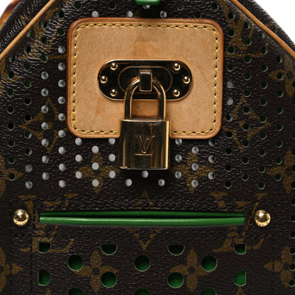 Louis Vuitton Monogram Perforated Speedy 30 Green 14 of 14