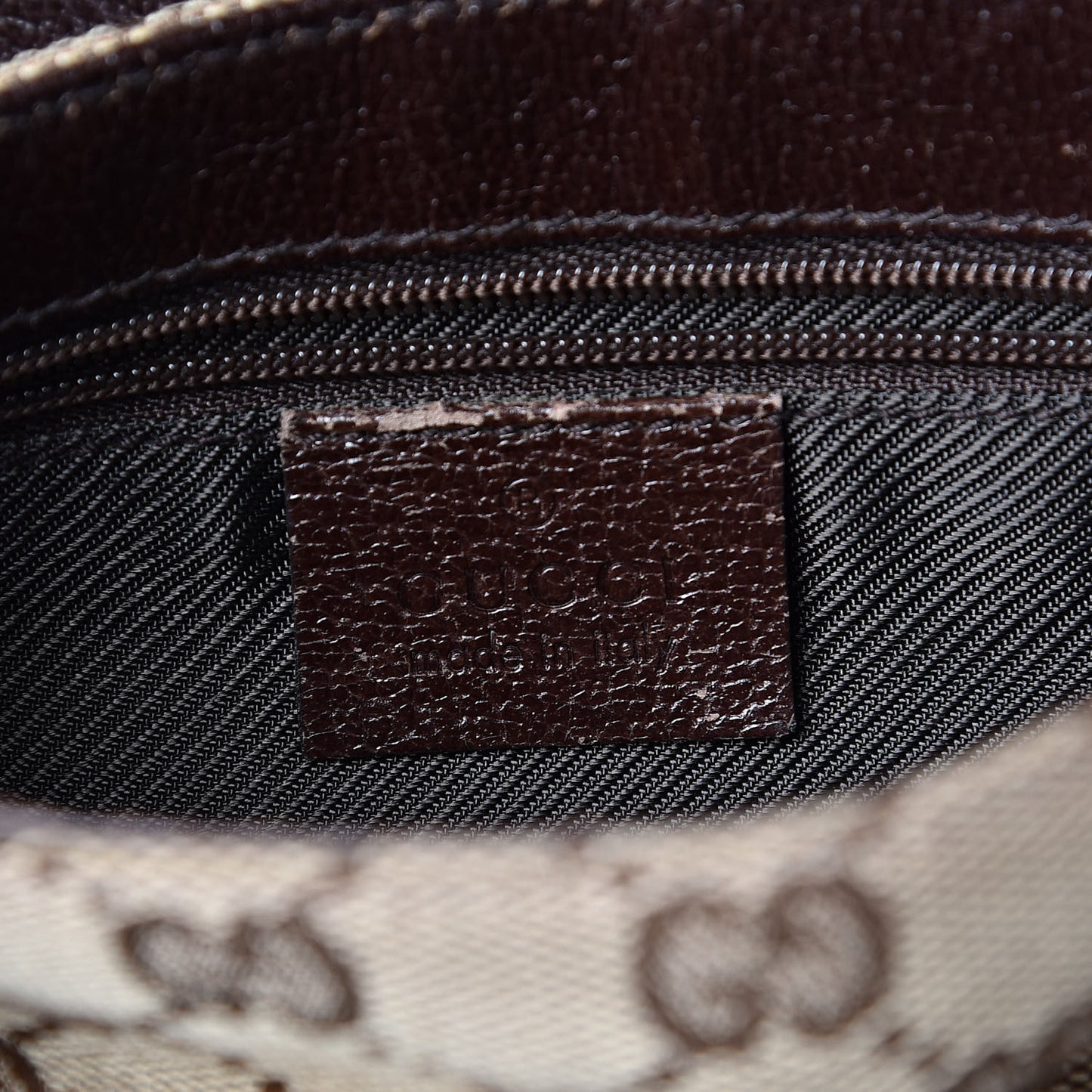 GG Monogram Flight Belt Bag Dark Brown