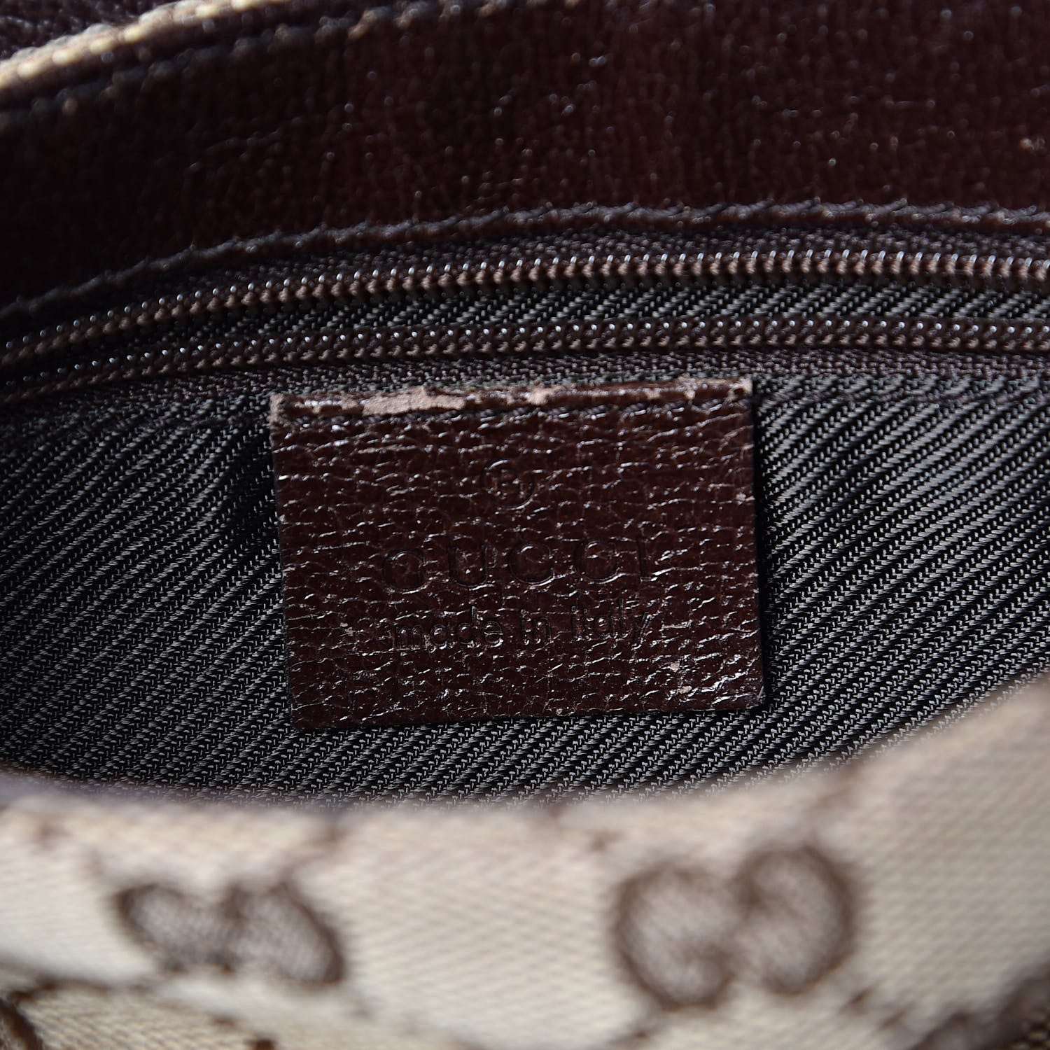 Gucci GG Monogram Flight Belt Bag Dark Brown 6 of 11