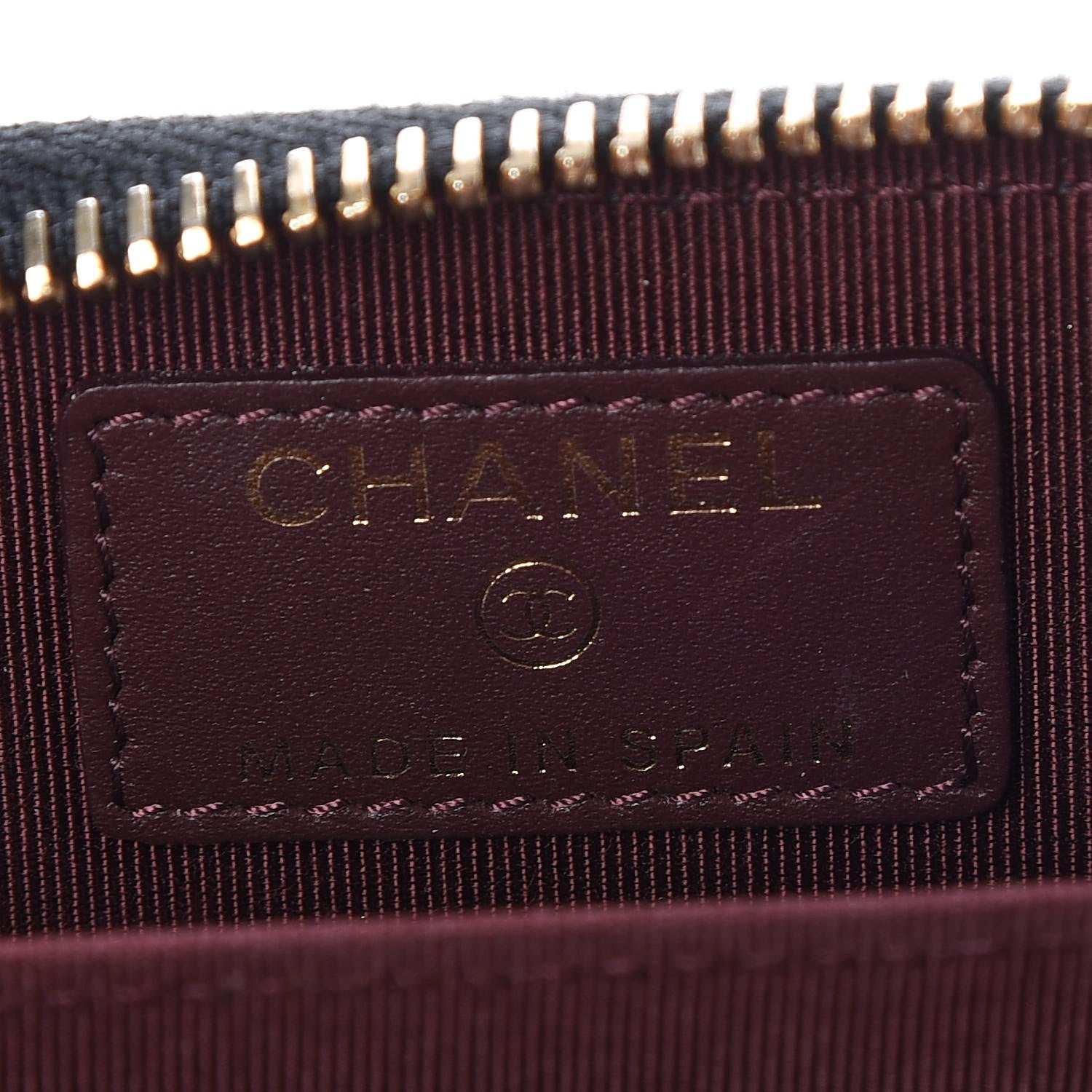 Chanel Caviar Quilted Zip Coin Purse Black 6 of 8