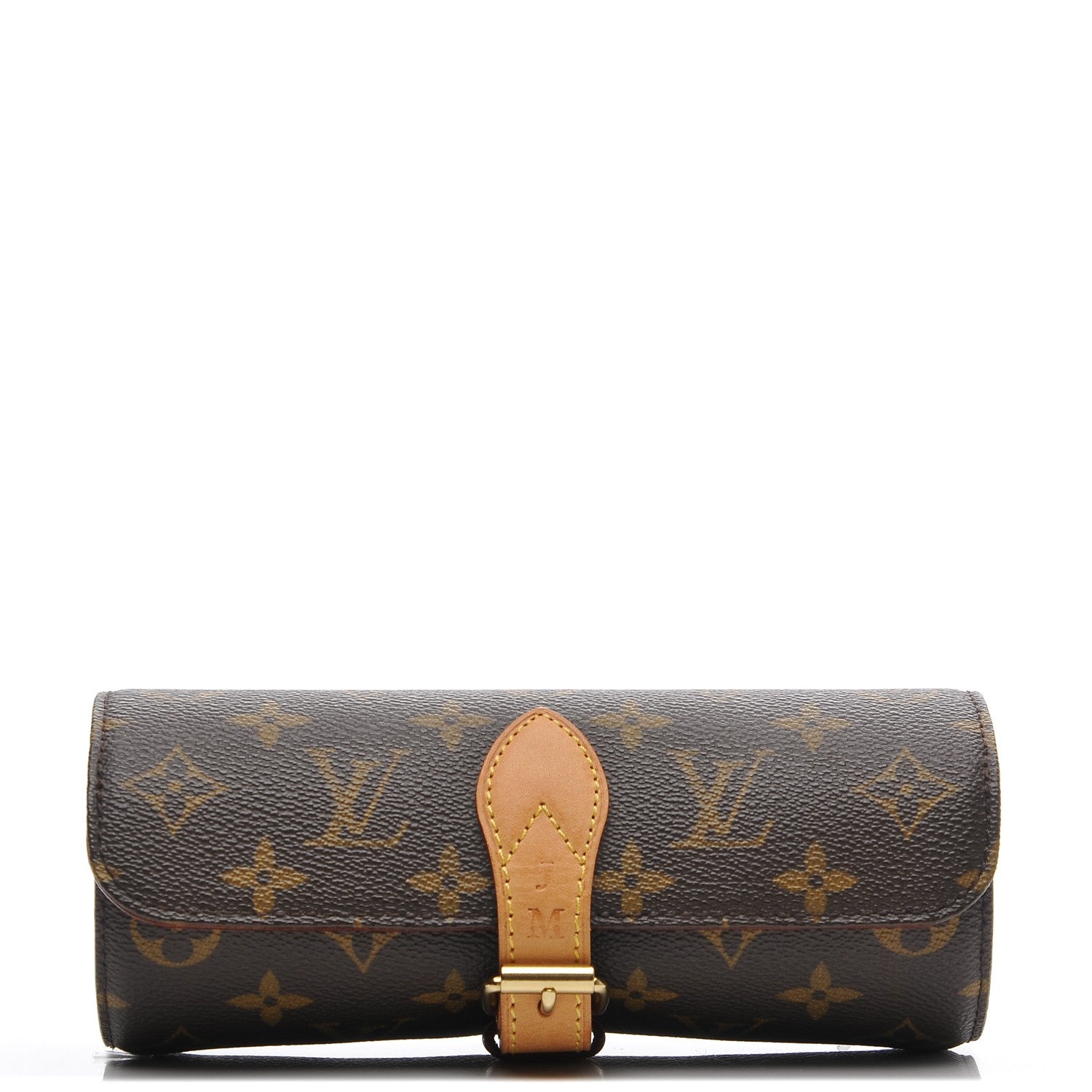 Louis Vuitton Monogram 3 Watch Travel Case 1 of 9