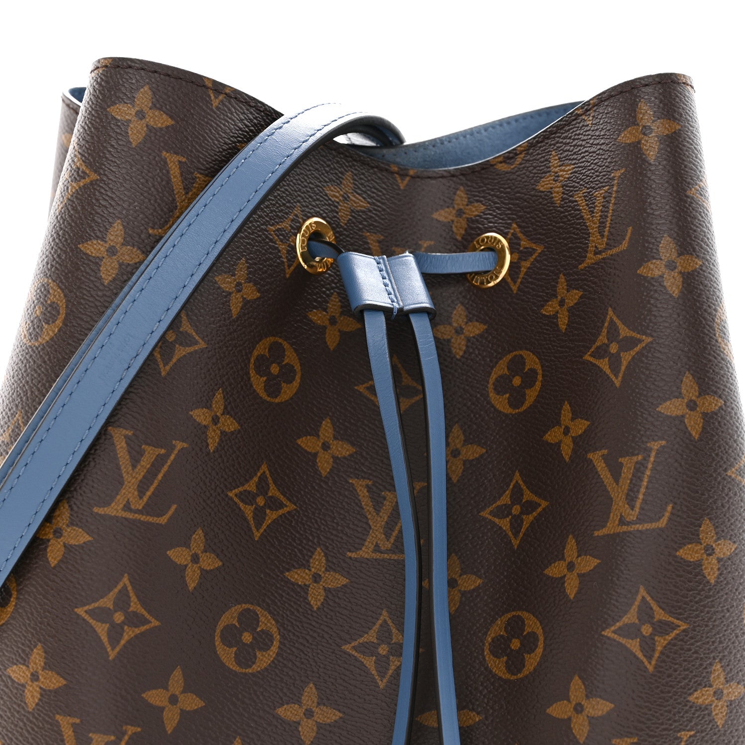 Louis Vuitton Monogram Neonoe MM Blue Jean 8 of 12