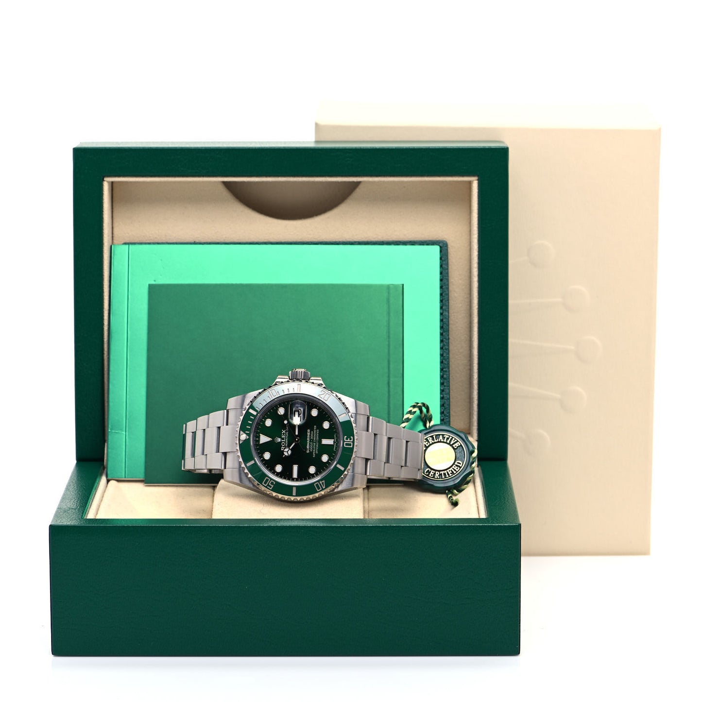 Stainless Steel 40mm Oyster Perpetual Submariner Date Hulk Watch Green 116610LV