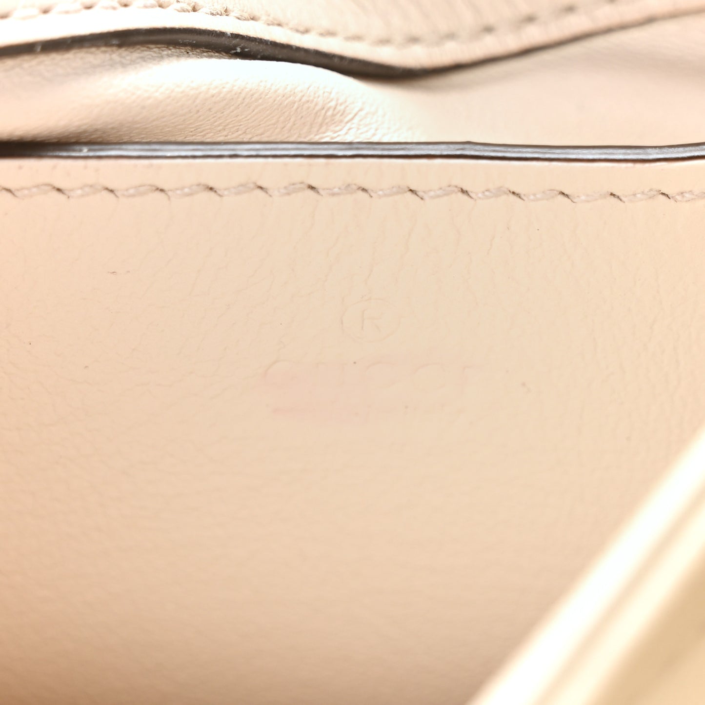 Roxy Calfskin Web Mini Blondie Shoulder Bag White