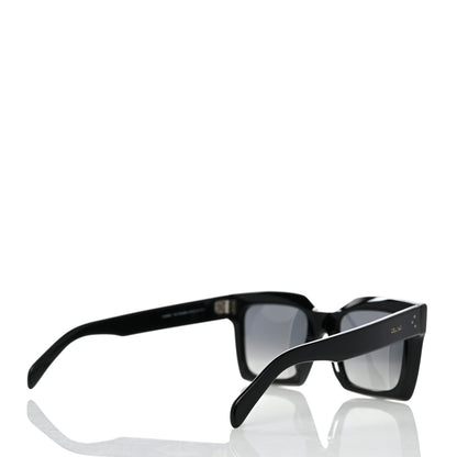 Celine Acetate Square Polarized Sunglasses CL40130F Black 4 of 7