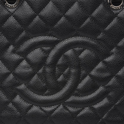 Chanel Caviar Quilted Grand Shopping Tote GST Black 12 of 12