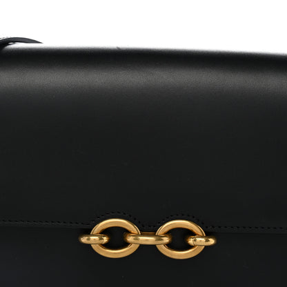 Saint Laurent Smooth Calfskin Le Maillon Satchel Black 8 of 12