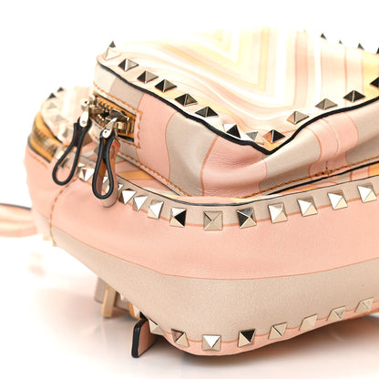 Valentino Garavani Vitello Native Couture 1975 Mini Rockstud Backpack Multicolor 8 of 9