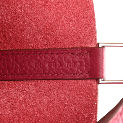 Hermes Taurillon Clemence Picotin Lock 18 PM Rubis 7 of 8