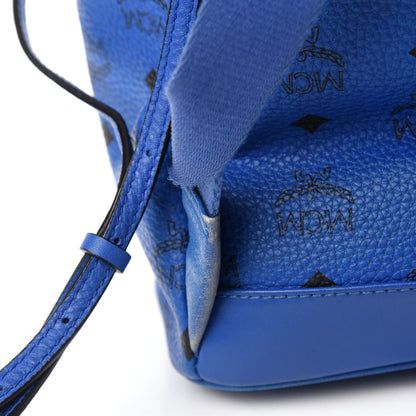 MCM Visetos Medium Studded Dual Stark Backpack Blue 12 of 16