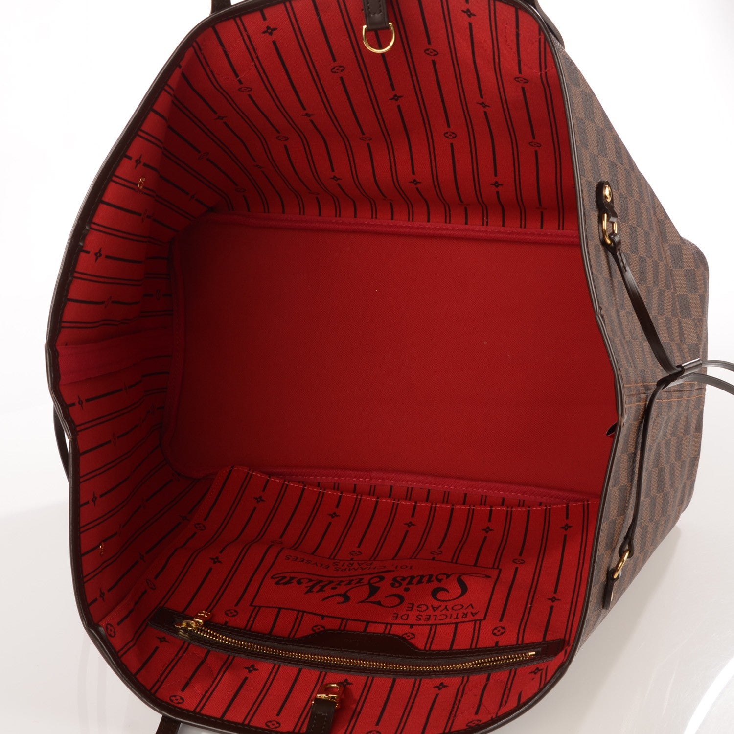 Louis Vuitton Damier Ebene Neverfull GM 5 of 8